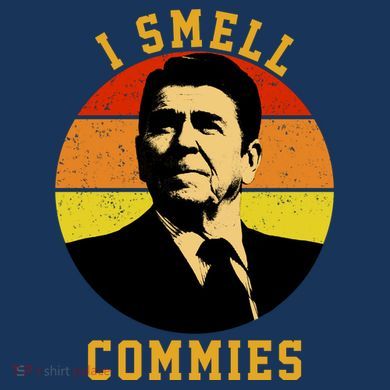 Ronald Reagan I Smell Commies Women's T-Shirt