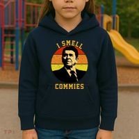 Ronald Reagan I Smell Commies Kids Hoodie thumb 3