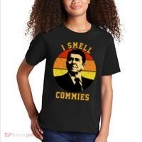 Ronald Reagan I Smell Commies Kids T-Shirt thumb 2