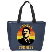 Ronald Reagan I Smell Commies Tote Bag thumb 0