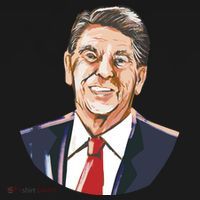 Ronald Reagan Illustration Impact Tech Backpack thumb 2