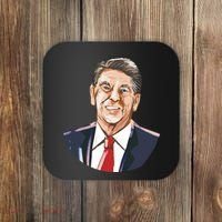 Ronald Reagan Illustration Coaster thumb 0
