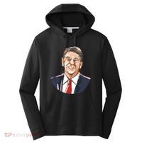 Ronald Reagan Illustration Performance Fleece Hoodie thumb 0