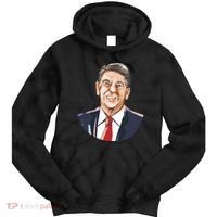 Ronald Reagan Illustration Tie Dye Hoodie thumb 0