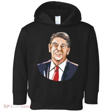 Ronald Reagan Illustration Toddler Hoodie
