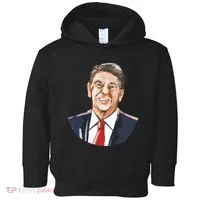 Ronald Reagan Illustration Toddler Hoodie thumb 0