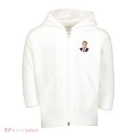 Ronald Reagan Illustration Toddler Zip Fleece Hoodie thumb 0