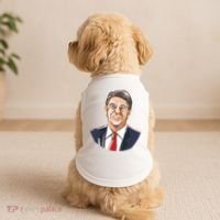 Ronald Reagan Illustration Doggie Tank thumb 2