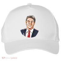 Ronald Reagan Illustration Five-Panel Snapback Cap thumb 0