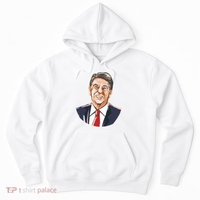 Ronald Reagan Illustration Hoodie