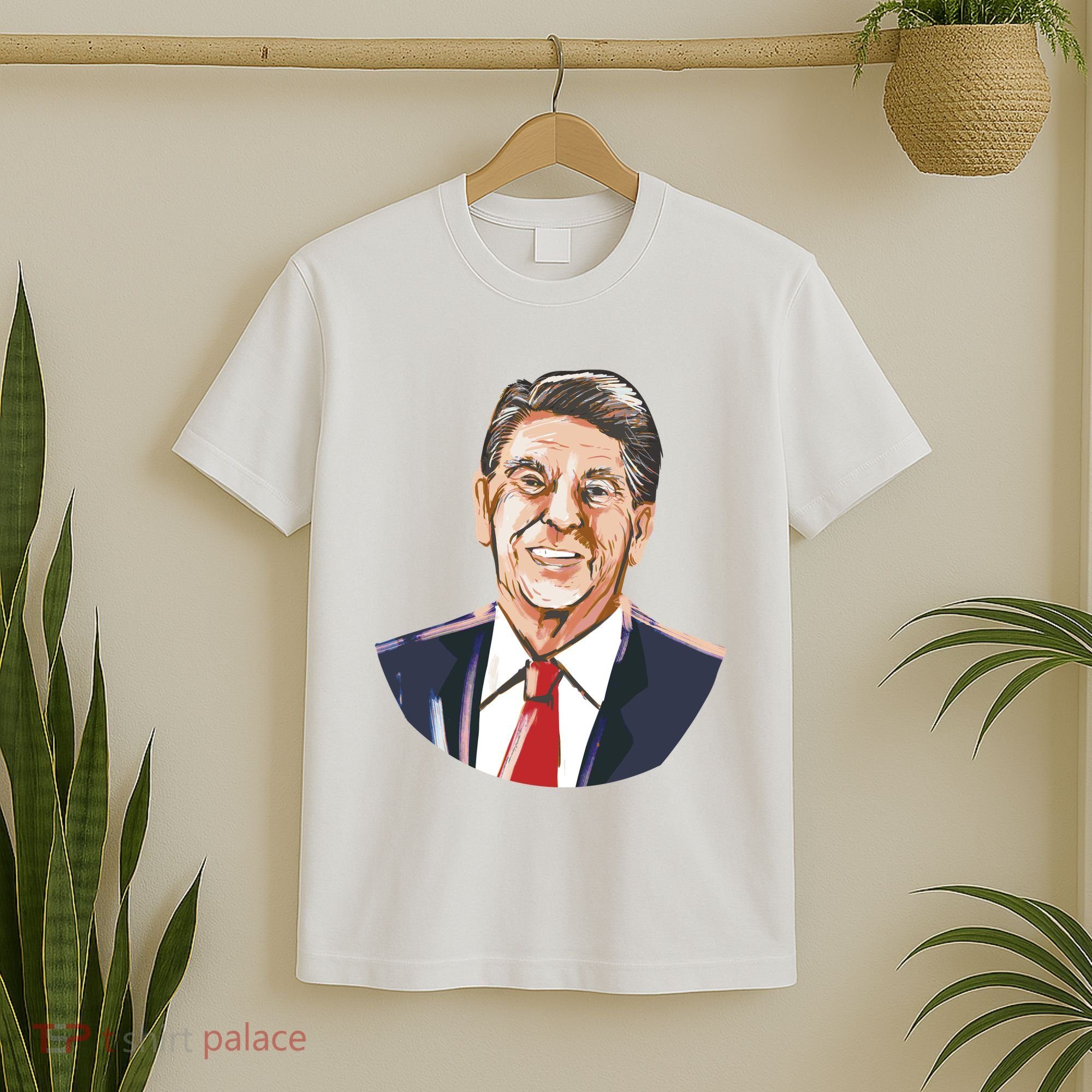 Ronald Reagan Illustration T-Shirt