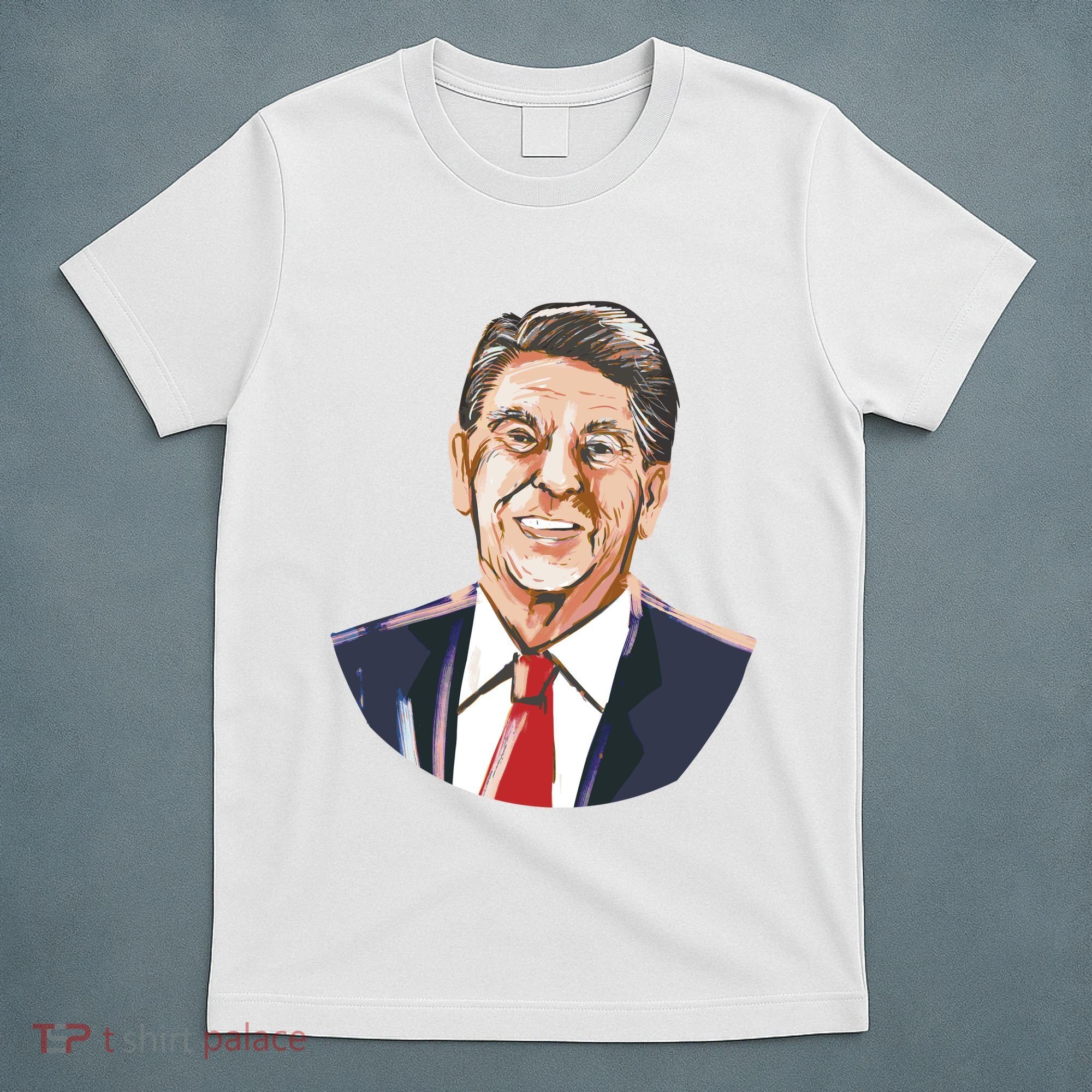 Ronald Reagan Illustration T-Shirt