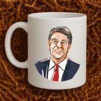 Ronald Reagan Illustration Coffee Mug thumb 2