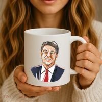 Ronald Reagan Illustration Coffee Mug thumb 3