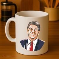 Ronald Reagan Illustration Coffee Mug thumb 4