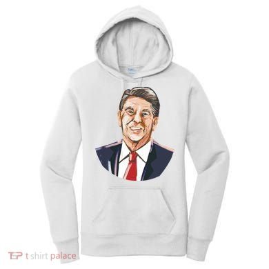 Ronald Reagan Illustration Women's Hoodie