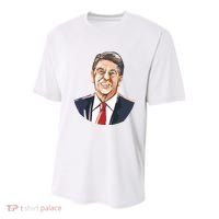 Ronald Reagan Illustration Youth Performance Sprint T-Shirt thumb 0