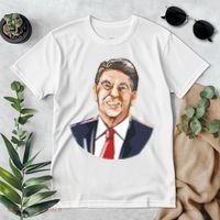 Ronald Reagan Illustration Premium T-Shirt thumb 2