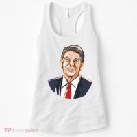 Ronald Reagan Illustration Women's Tank Top thumb 0