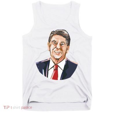Ronald Reagan Illustration Tank Top
