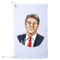 Ronald Reagan Illustration Golf Towel thumb 0
