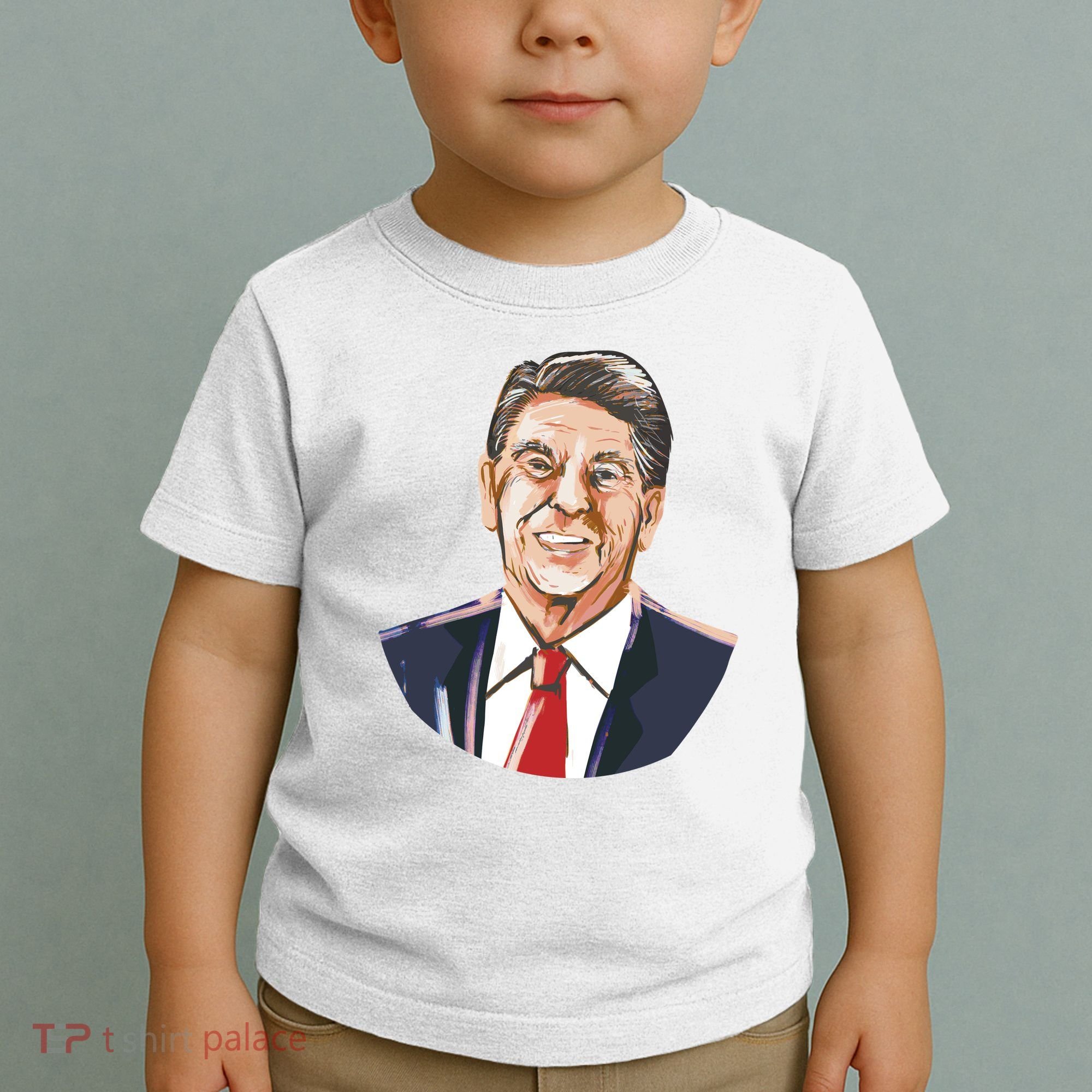Ronald Reagan Illustration Toddler T-Shirt