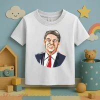 Ronald Reagan Illustration Toddler T-Shirt thumb 3