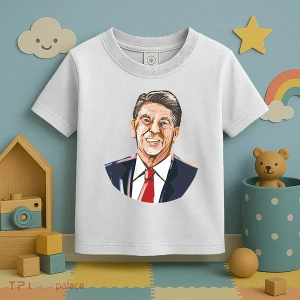 Ronald Reagan Illustration Toddler T-Shirt