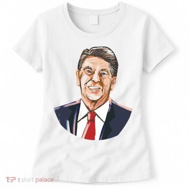 Ronald Reagan Illustration Women's T-Shirt