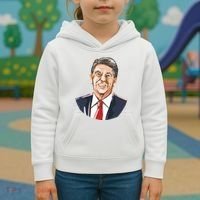 Ronald Reagan Illustration Kids Hoodie thumb 3