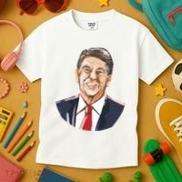 Ronald Reagan Illustration Kids T-Shirt thumb 3