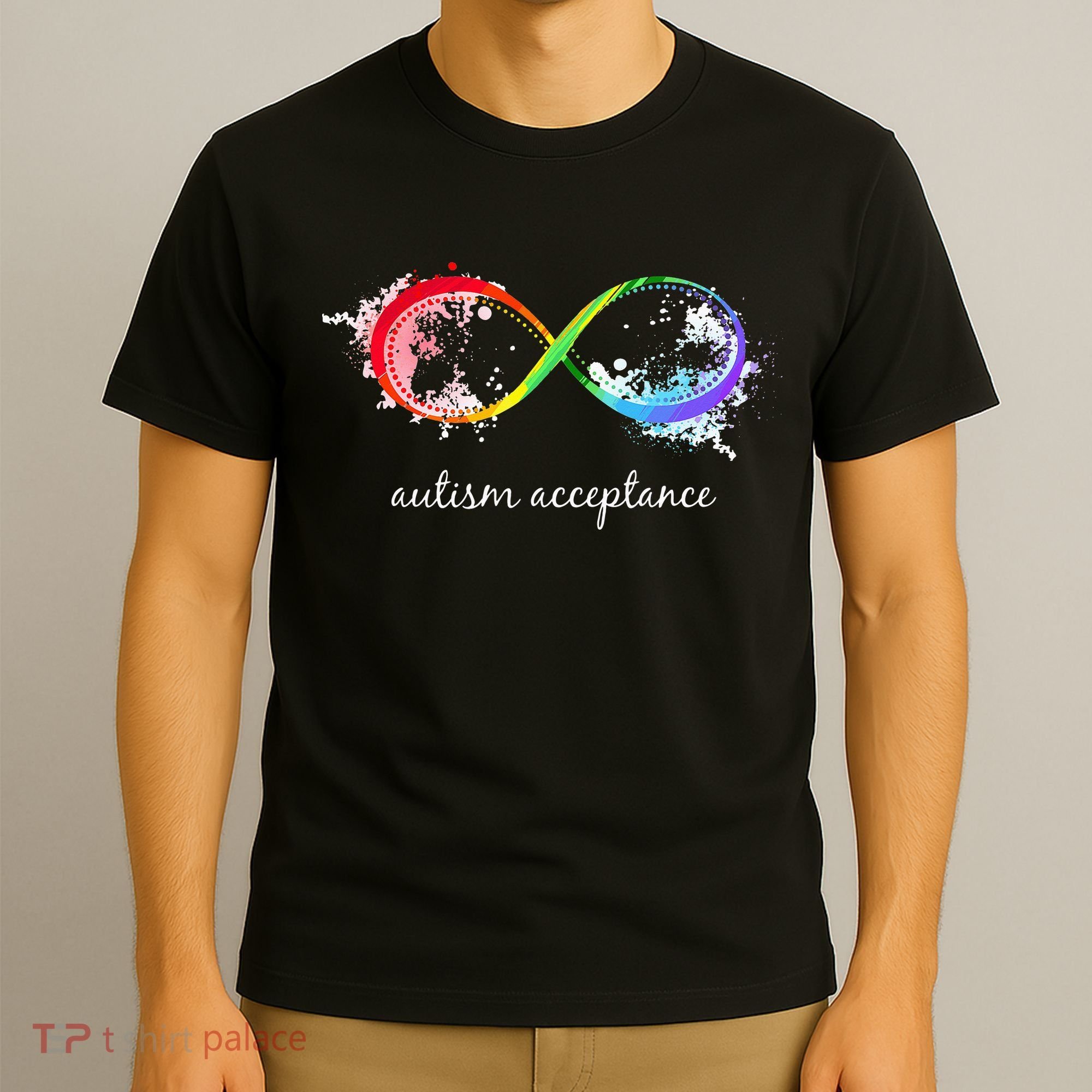retro Red Instead Autism Autism Acceptance T-Shirt