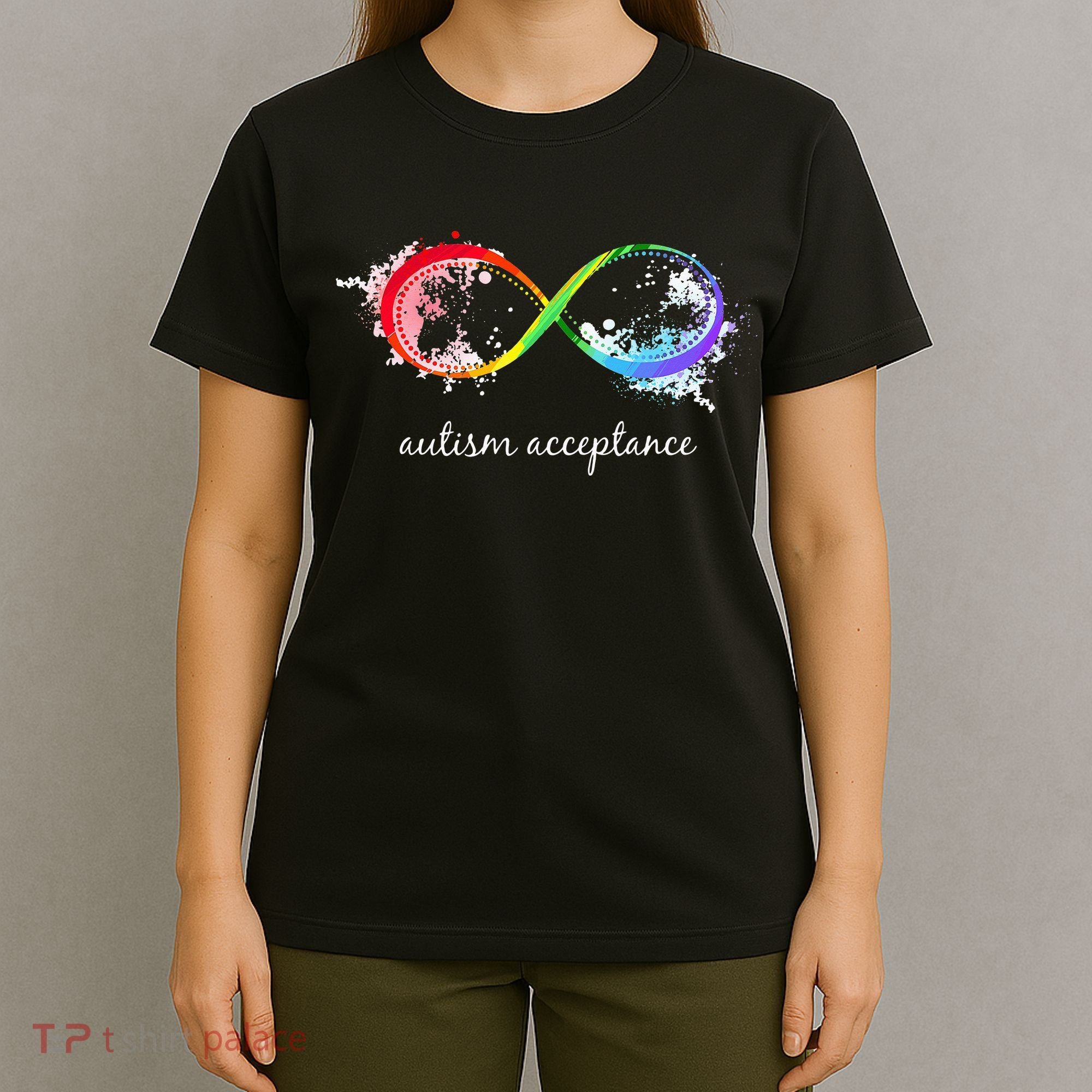 retro Red Instead Autism Autism Acceptance T-Shirt