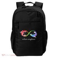 retro Red Instead Autism Autism Acceptance Backpack thumb 0