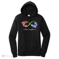 retro Red Instead Autism Autism Acceptance Women's Hoodie thumb 0