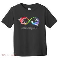 retro Red Instead Autism Autism Acceptance Toddler T-Shirt thumb 0