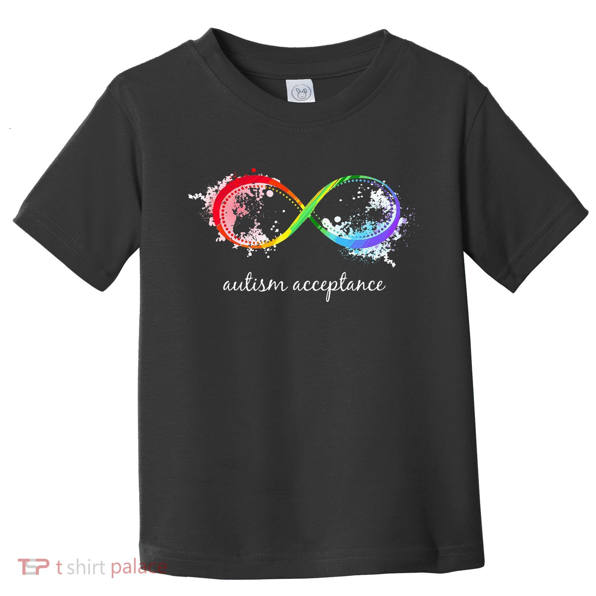 retro Red Instead Autism Autism Acceptance Toddler T-Shirt