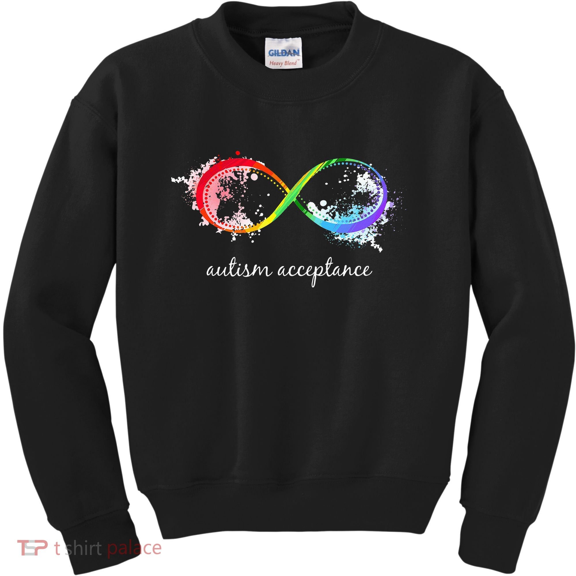 retro Red Instead Autism Autism Acceptance Kids Sweatshirt