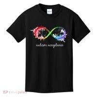 retro Red Instead Autism Autism Acceptance Kids T-Shirt thumb 0