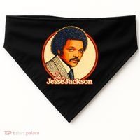 Reverend Rev Jesse Jackson USA-Made Doggie Bandana thumb 0
