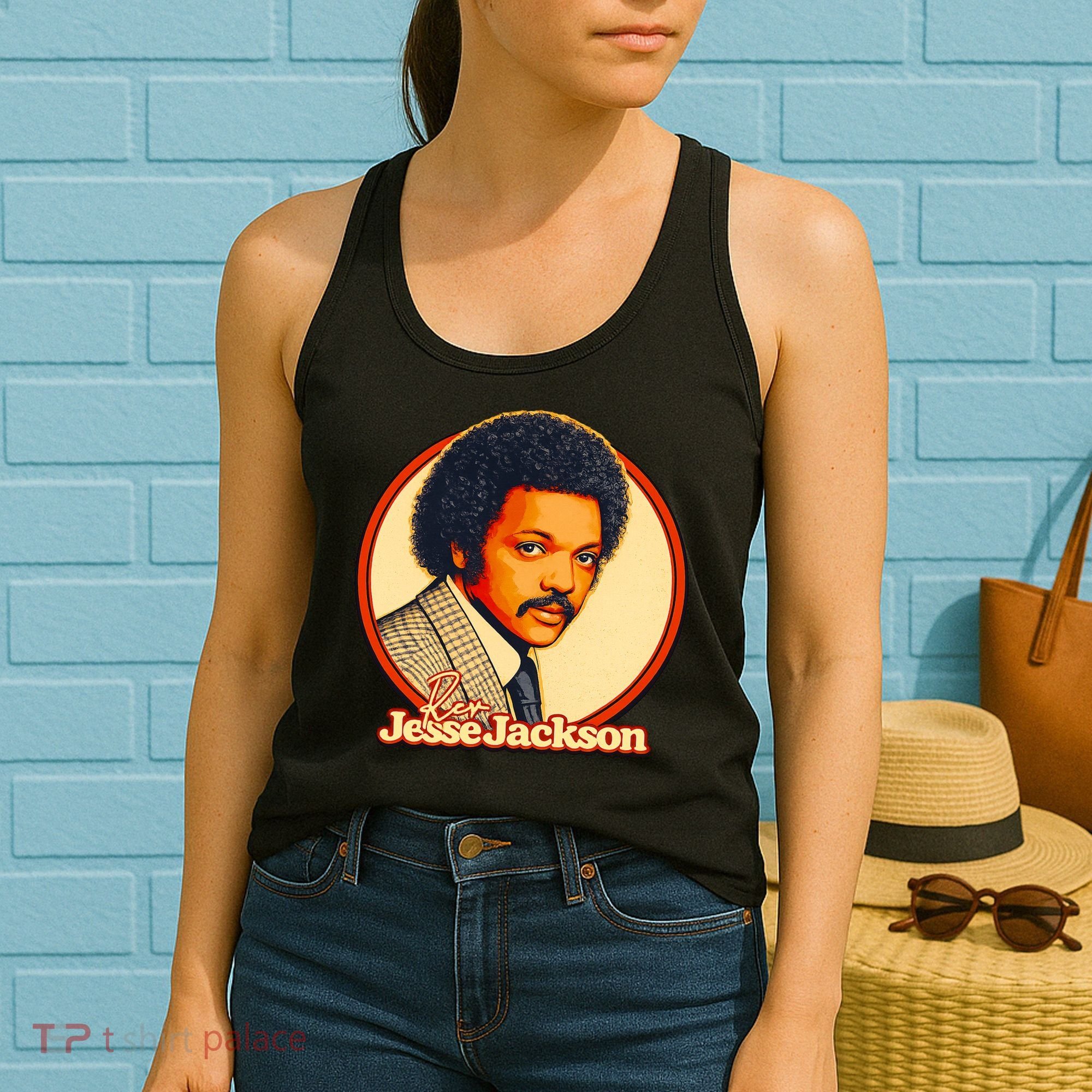 Reverend Rev Jesse Jackson Women's Tank Top