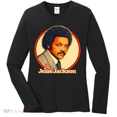 Reverend Rev Jesse Jackson Women's Long Sleeve Shirt