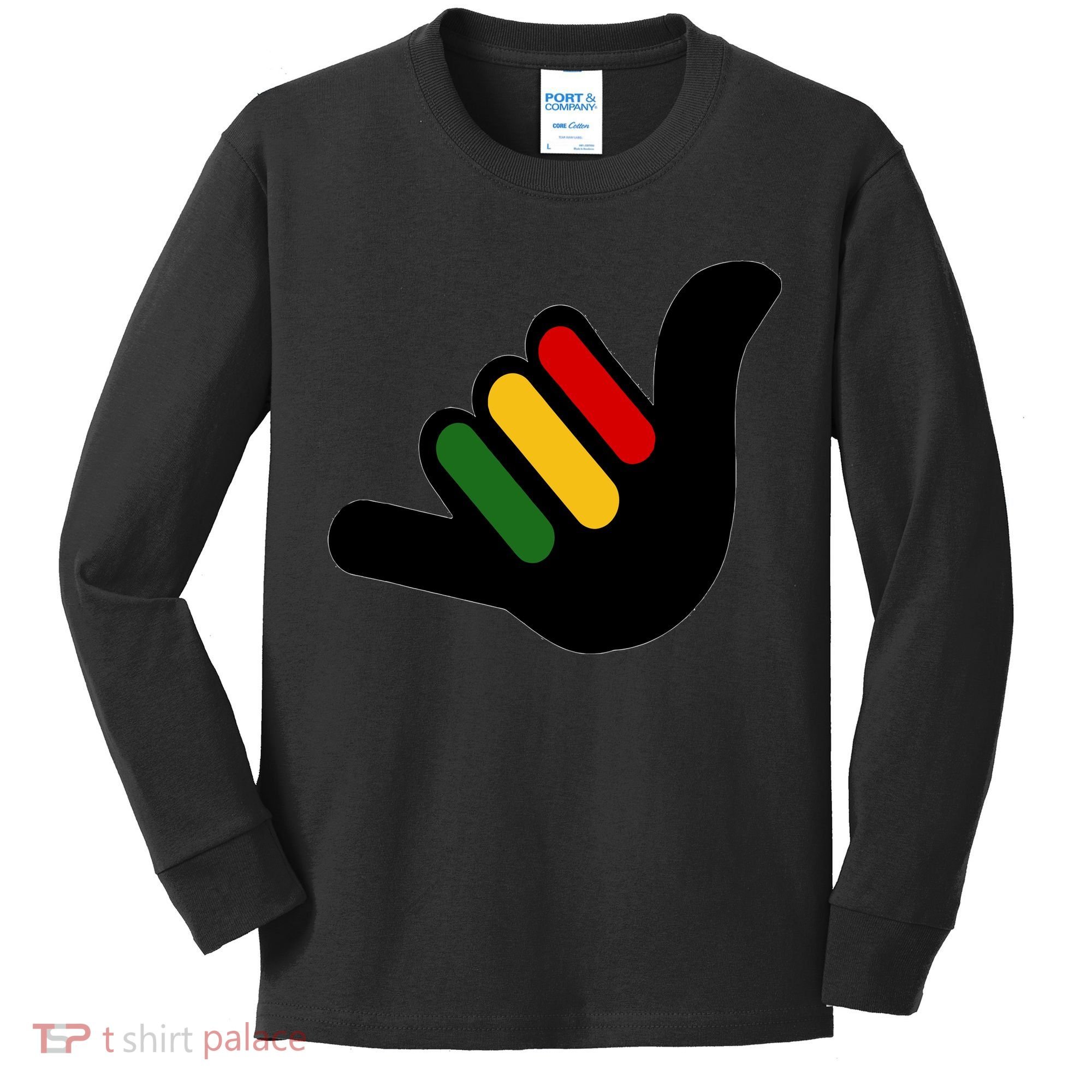 Rasta Reggae Jamaica Kids Long Sleeve Shirt
