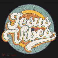 Retro Rainbow Jesus Vibes Bible Verse Christian Religious Gift Backpack thumb 2