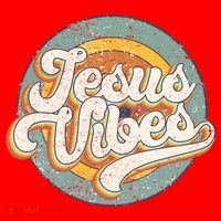 Retro Rainbow Jesus Vibes Bible Verse Christian Religious Gift Santa Hat thumb 1