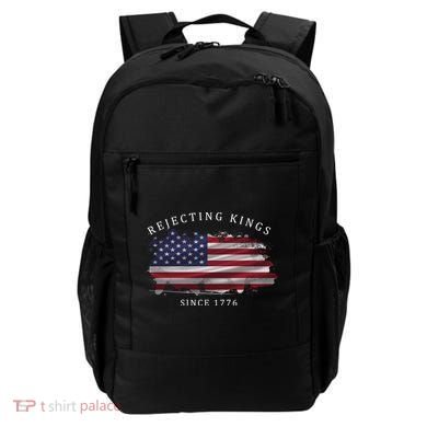 Retro Rejecting Kings Since 1776 Protest Pro Democracy Backpack