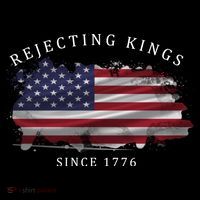Retro Rejecting Kings Since 1776 Protest Pro Democracy Mousepad thumb 1