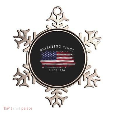 Retro Rejecting Kings Since 1776 Protest Pro Democracy Ornament