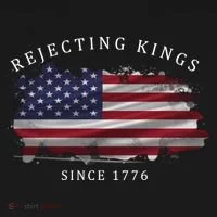 Retro Rejecting Kings Since 1776 Protest Pro Democracy Ornament thumb 1