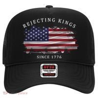 Retro Rejecting Kings Since 1776 Protest Pro Democracy Hat thumb 0